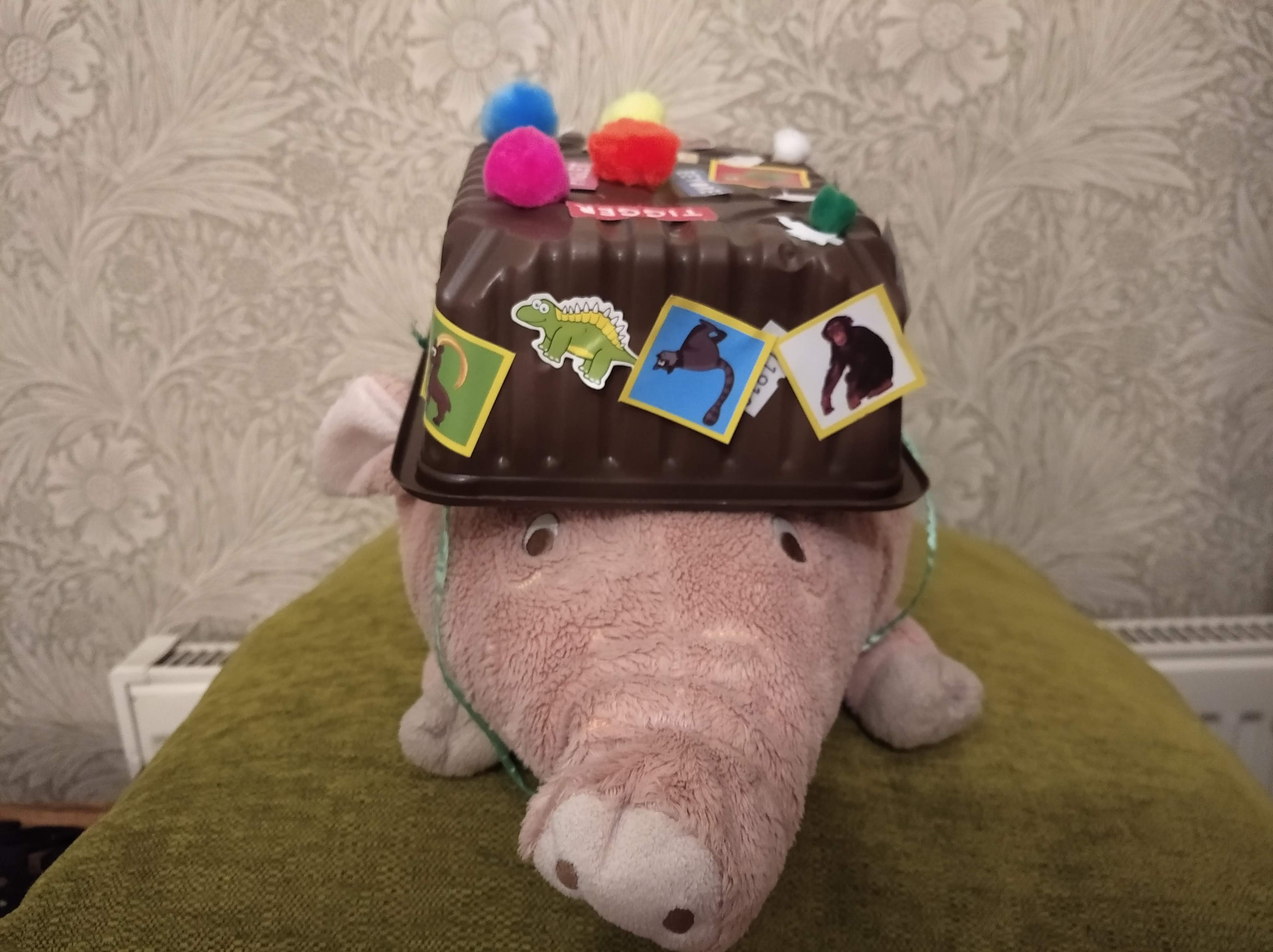 recycled plastic toy helmet